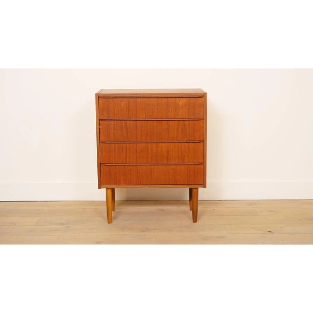 Vintage Danish Teak Chest of Drawers For Sale - Image 10 of 10