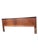 Mid Century Modern Vintage Low King Headboard Walnut With Black Accent For Sale - Image 4 of 7