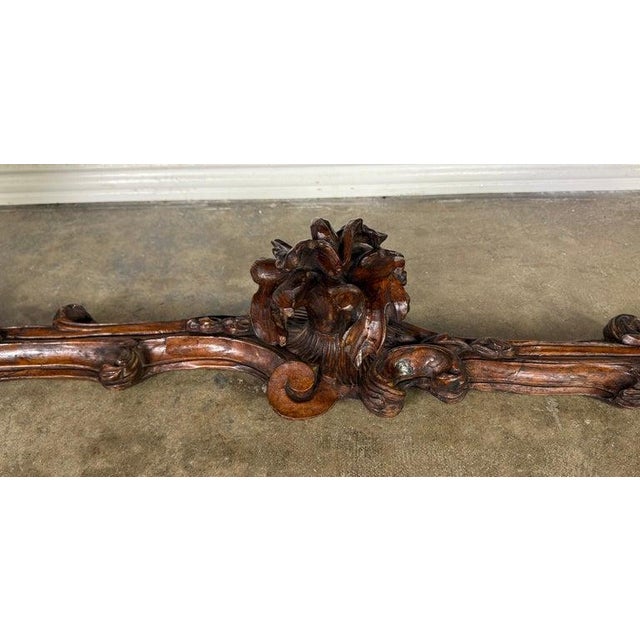 European Baroque Revival Coffee Table With Onyx Stone Top, Late 19th Century For Sale - Image 4 of 13