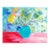 This artwork by North Carolina painter Laura Davis despicts a vibrant floral still life of a bouquet arranged in a...