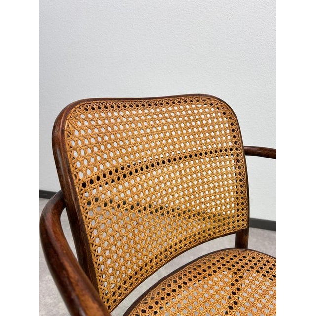 1930s Art Deco No.811 Prague Armchair by Josef Hoffmann from Thonet, 1930s For Sale - Image 5 of 11