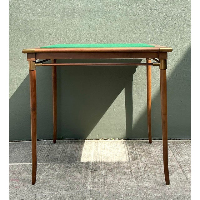 Vintage MCM Reversible Top Game Table For Sale - Image 10 of 12