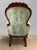Mid 20th Century His and Hers Victorian Carved Floral Parlor Chairs - Set of 2 For Sale - Image 12 of 14
