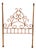 Antique Brass Headboard, 1930 For Sale
