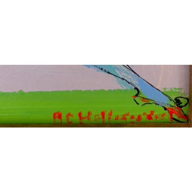 "Leap" Original Painting by Alvin Carl Hollingsworth, 1980 For Sale In New York - Image 6 of 7