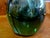Signed 1968 Dominick Labino Emerald Green Luster Studio Art Glass Vase For Sale - Image 10 of 16