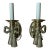 Vintage Lou Campbell Hollywood Regency Brass Bow & Tassel Wall Sconces | French Neoclassical Lighting, a Pair For Sale