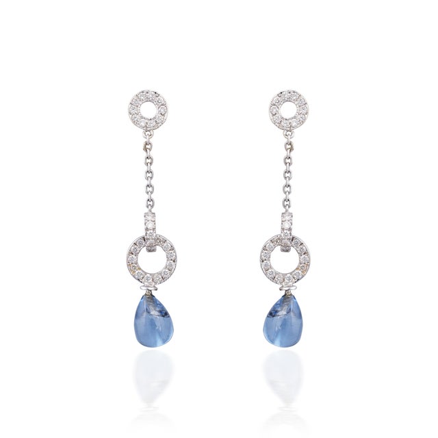 Contemporary Diamond Semi Precious in 18k gold For Sale - Image 3 of 5