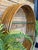 Monumental Vintage Bent Rattan Circular Wall Shelf Manner of Paul Frankl For Sale - Image 11 of 12