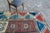 Late 19th Century 1890s Borchelu Bordjalou Rug Abrush Hand-Knotted Kazak Medallions Blue Wool Pile Rug - 4’11” X 7’4” For Sale - Image 5 of 10