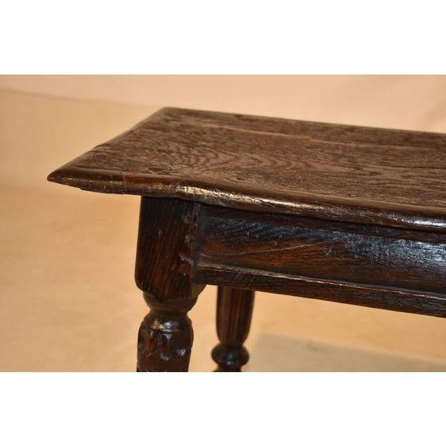 Period James II Oak Joint Bench From England For Sale - Image 11 of 12