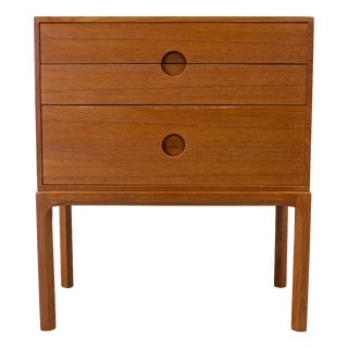 Danish Model 386 Chest of Drawers in Teak by Kai Kristiansen by Aksel Kjersgaard, 1960s For Sale