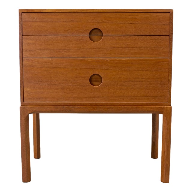 Danish Model 386 Chest of Drawers in Teak by Kai Kristiansen by Aksel Kjersgaard, 1960s For Sale