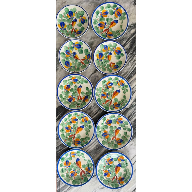 Art Deco Era Ditmar Urbach Decorative Plates - Set of 10 For Sale - Image 9 of 12