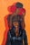 This work explores the profound obligation that binds us as a community. The composition features two figures in an...