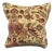 Vintage Turkish Floral Design Handmade Rug Pillow For Sale