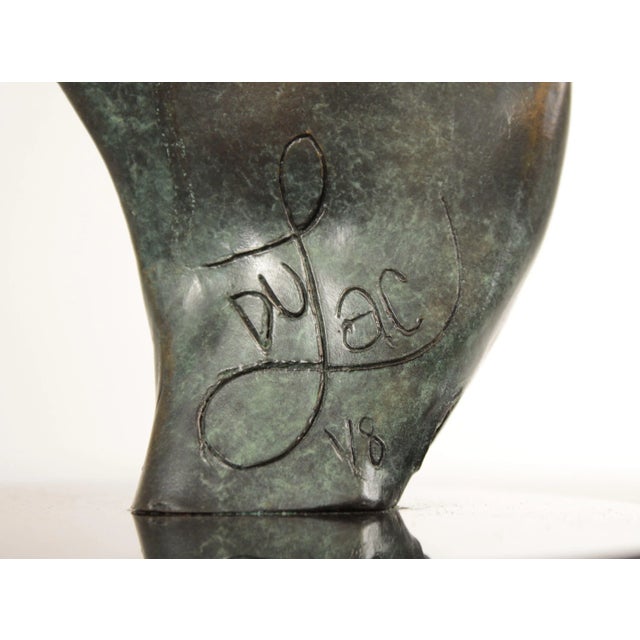 Bronze Contemporary Sculpture of Mother, Signed For Sale - Image 10 of 12