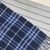 Textile Burberry Navy Blue Plaid 100% Lambswool Scarf For Sale - Image 7 of 8