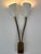 Rare, lovely and highly decorative mid-century modern sconce or wall lamp with two adjustable / gooseneck arms. Designed...