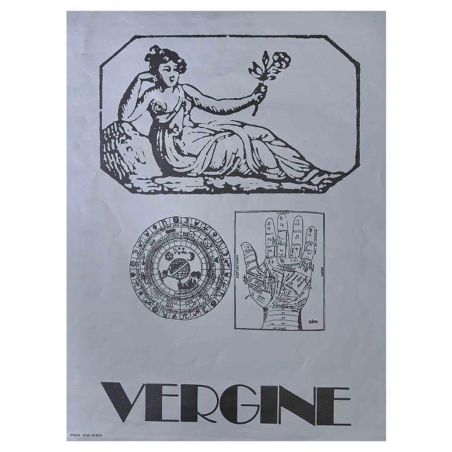 Sergio Barletta, Virgo, Screen Print, 1973 For Sale