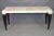 20th C. Italian French Deco Onyx and Ebonized Console Table With Brass Accents For Sale - Image 4 of 11