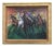 Rodolphe Caillaux, Horses Running, 1980s, Oil on Canvas, Framed For Sale