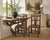 Shabby Chic Early 20th Century Pair Adirondack Rustic Twig Fan-Back Side Chairs With Hollywood Provenance For Sale - Image 3 of 6