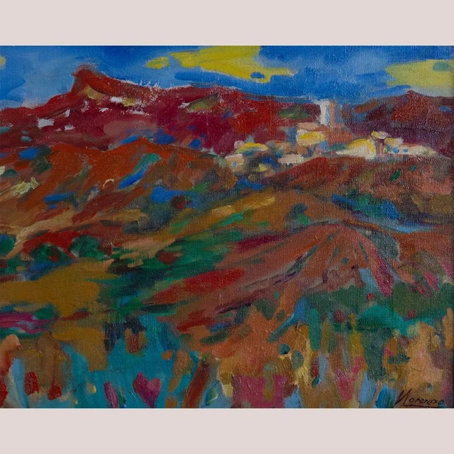 Fauvist Landscape, 1970s, Oil on Canvas For Sale - Image 7 of 7