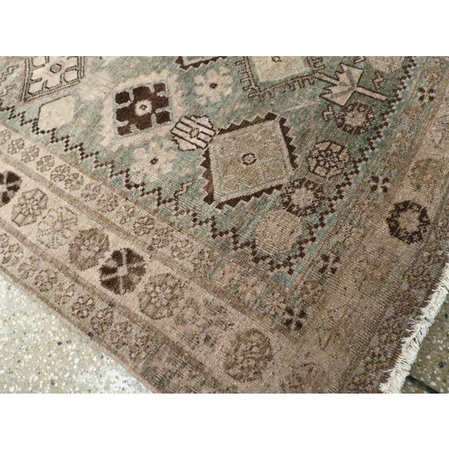 Textile Galerie Shabab Collection Early 20th Century Persian Kurdish Bidjar Accent Rug For Sale - Image 7 of 8