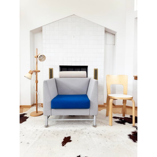 Knoll Ettore Sottsass for Knoll, 1980s Eastside Club Lounge Chair For Sale - Image 4 of 10
