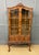 A very good queen anne style flame mahogany display cabinet by maple & co. Of london. Dating from the early 20th century...