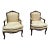 1970s Vintage French Country Accent Chairs by Baker Furniture - Set of 2 For Sale