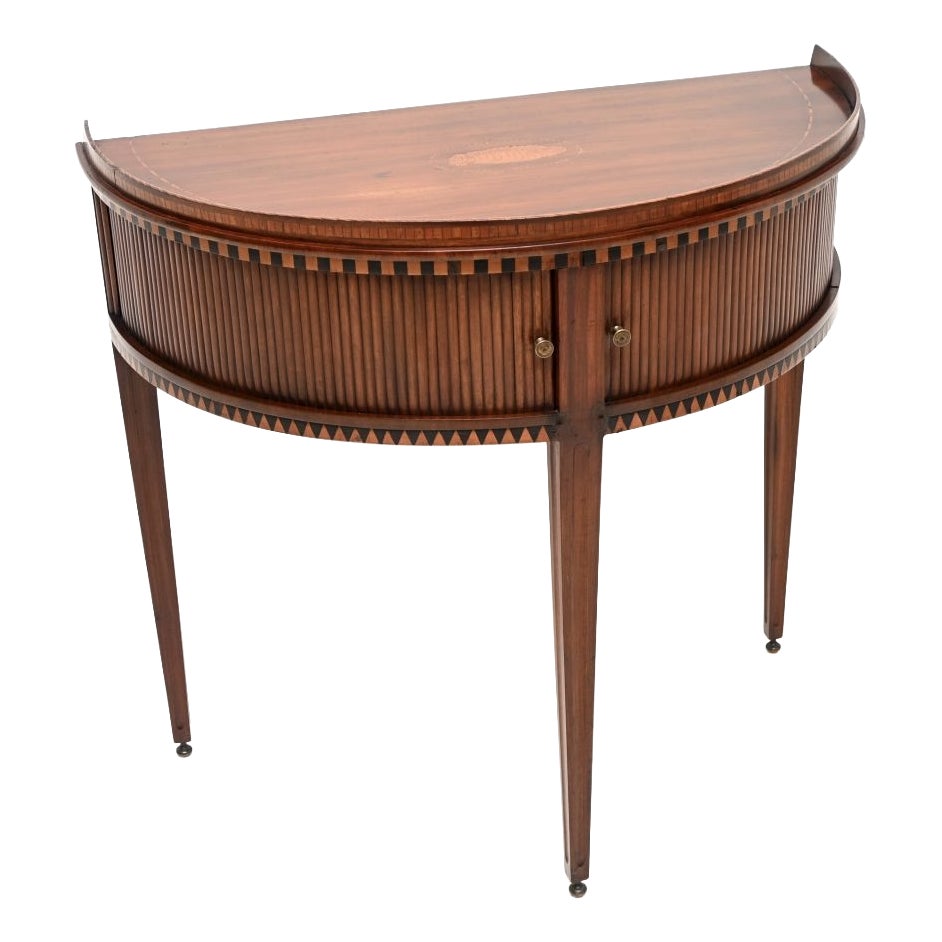 Antique Georgian Inlaid Console Table, 1800 | Chairish
