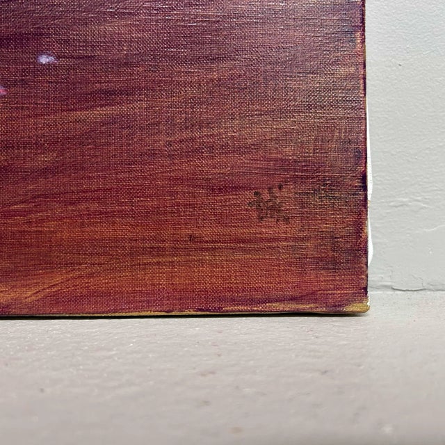 Makoto Igarashi, Two Women in a Boat, Oil on Canvas, 1980s For Sale - Image 3 of 6