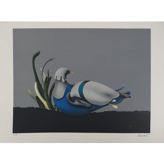 Jean-Paul Donadini, Le pigeon voyageur, Lithograph For Sale