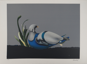 Jean-Paul Donadini, Le pigeon voyageur, Lithograph