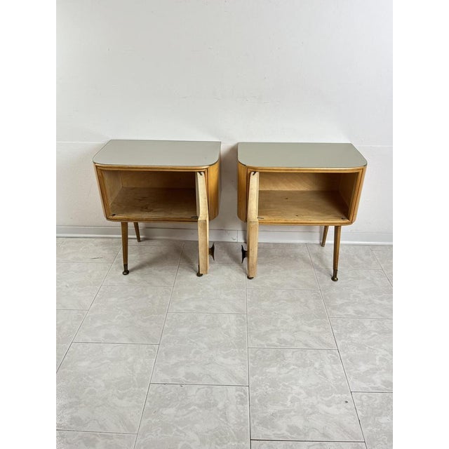 Mid-Century Bedside Tables by Vittorio Dassi, 1959, Set of 2 For Sale - Image 6 of 18