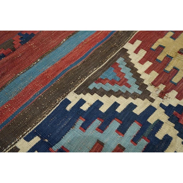 Antique Kilim Rug 5'9'' x 10'5'' For Sale - Image 9 of 12