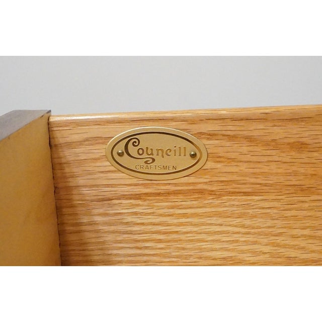 Brown Councill Craftsman Banded Mahogany Traditional Style 38" Chest on Chest For Sale - Image 8 of 12