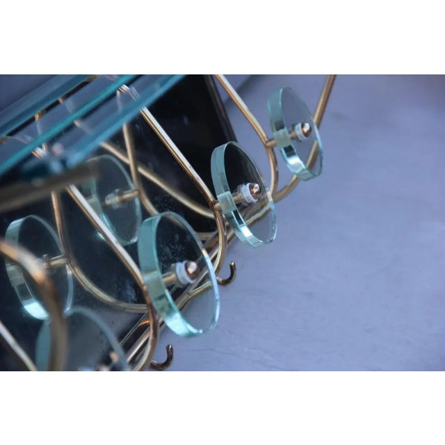 1950s Mid-Century Coat Rack from Cristal Art For Sale - Image 5 of 10