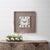 Modern Lattice Wood Wall Clock 29.5"SQ For Sale - Image 3 of 3