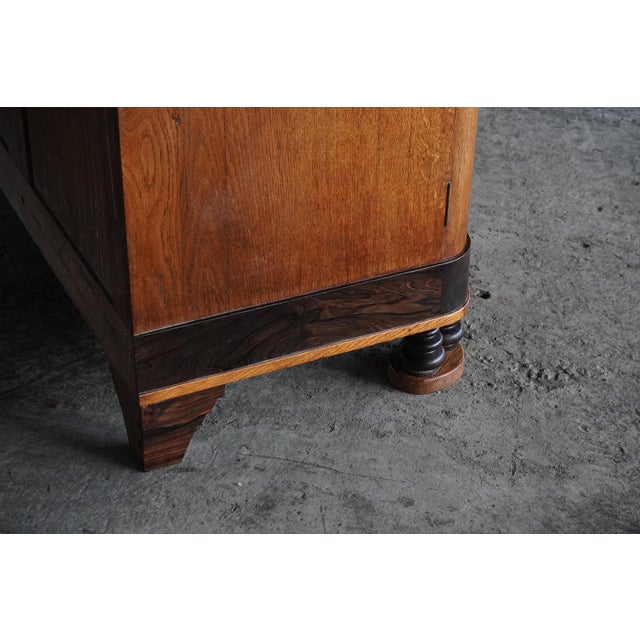 Wood Amsterdamse School Cabinet by Willem Rädecker, Netherlands, 1920s For Sale - Image 7 of 12