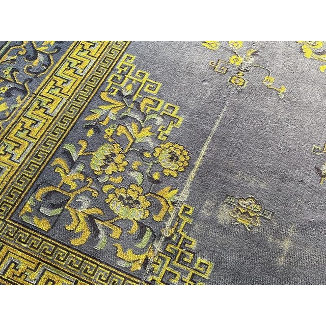 Edwardian Country House Rug in Wool For Sale - Image 6 of 12