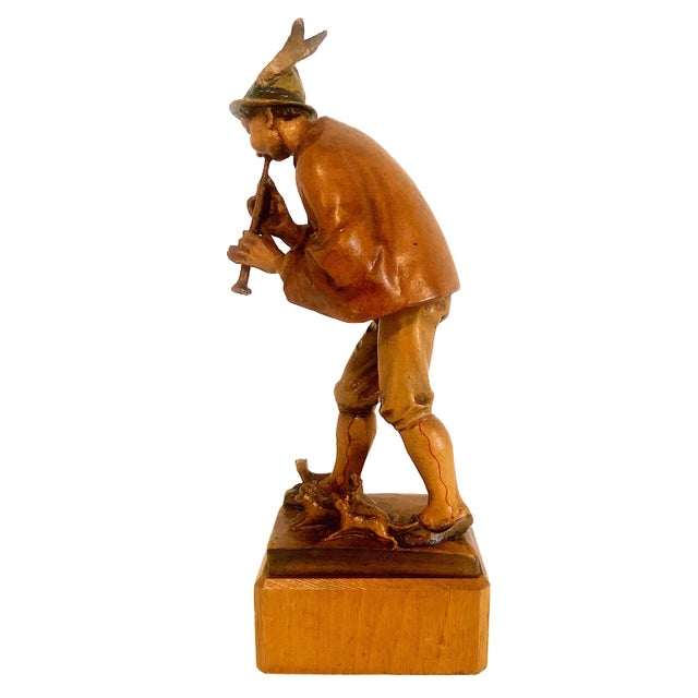 Tyrolian Wood Carving Depicting the Pied Piper of Hamelin For Sale - Image 4 of 8