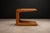 Brown Geraldo De Barros for Hobjeto Bar Cart / Side Table in Brazilian Hardwood, Brazil, 1970s For Sale - Image 8 of 12