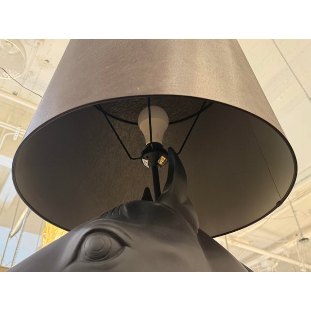 Black Sofia Lagerkvist and Anna Lindgren for Moooi Horse Lamp For Sale - Image 8 of 13