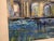 Blue Fuller Warren Bridge, Abstract Expressionist, Mixed Media on Canvas, Marsha Glazière For Sale - Image 8 of 10