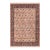 Shabby Chic Floral 1990's Pak-Persian Ivory/Blue Wool Rug - 9'1'' X 12'7'' For Sale