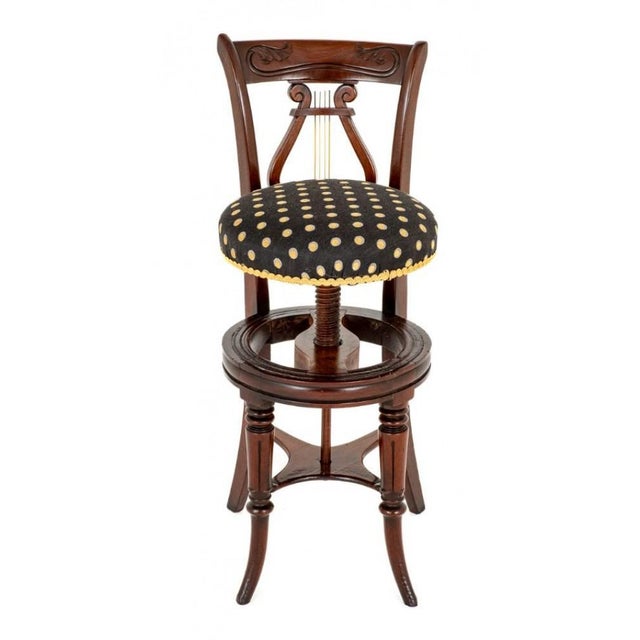 William IV Piano Stool in Mahogany For Sale - Image 4 of 9