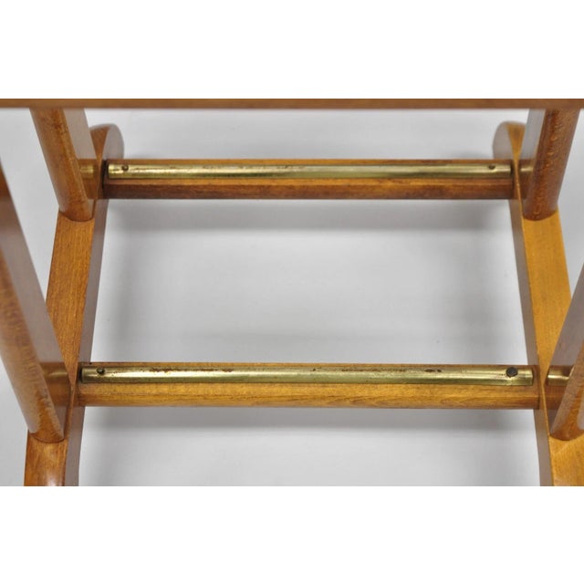 Vintage Fratelli Reguitti Italian Beech Wood 2 Tier Gentleman's Clothing Valet For Sale - Image 13 of 16